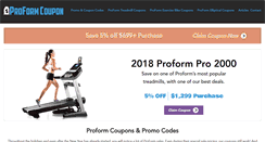 Desktop Screenshot of proformcoupon.com